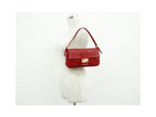 Sac À Main Fendi Mamma Baguette Cuir - Rouge
