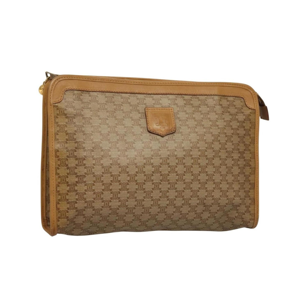 Pochette Celine Macadam Pochette Pvc - Beige