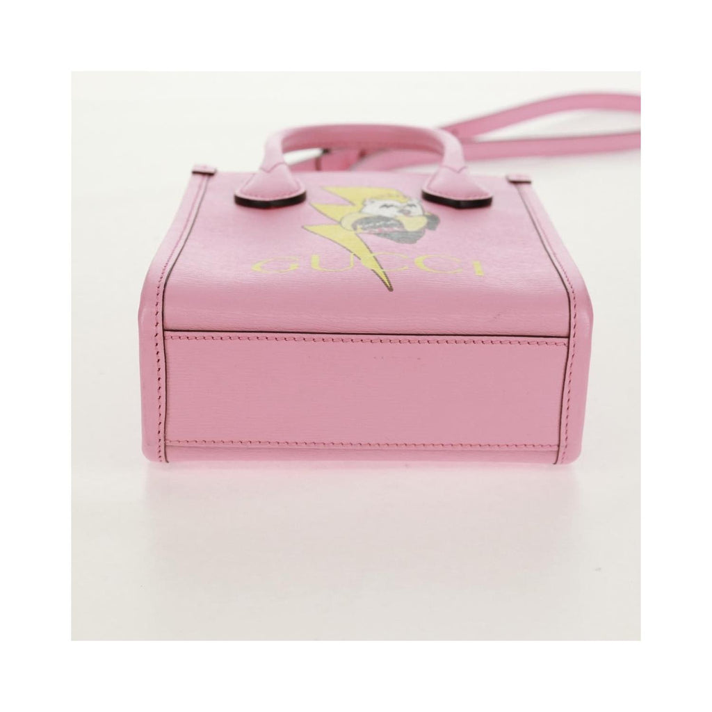 Cabas Gucci Vertical Tote Mini Cuir - Rose