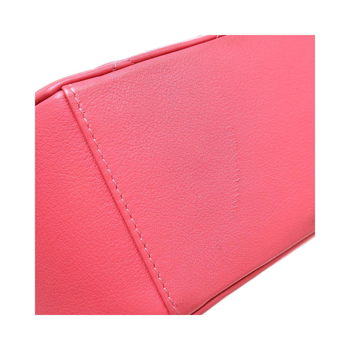 Sac Porté Épaule Chanel Timeless Cc Octagon Camera Case Mini Cuir - Rose