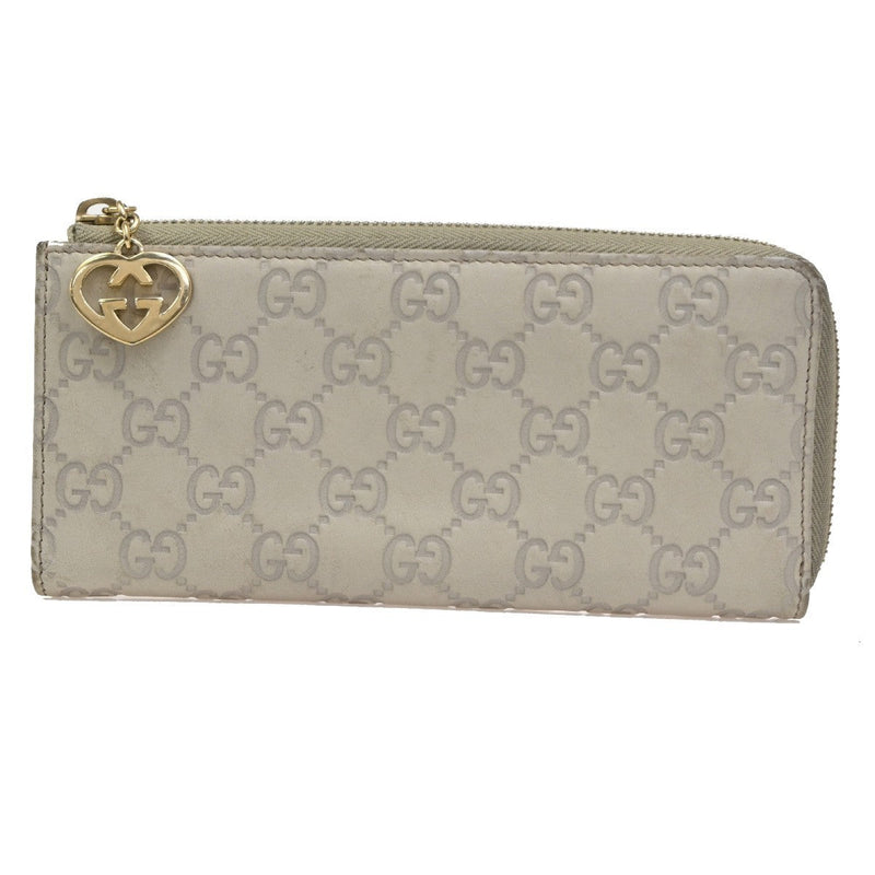 Gucci Interlocking G Zip Around Wallet (Outlet) Leather Long