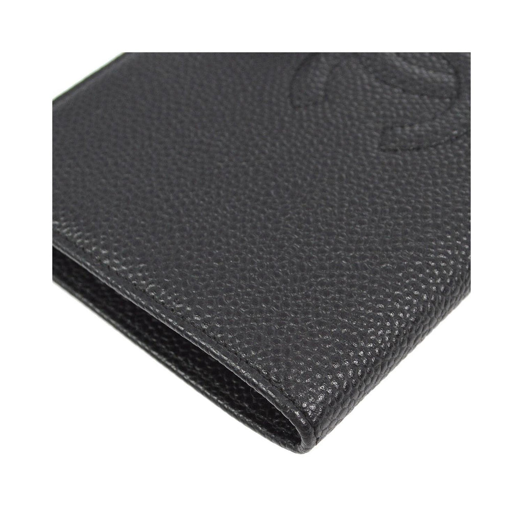 Portefeuille Chanel Timeless Cc French Long Cuir - Noir
