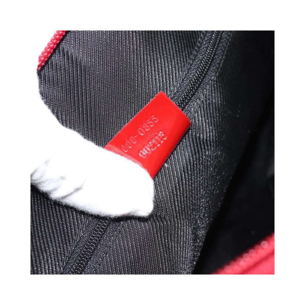 Sac À Main Gucci Structured Top Handle Open Tote Large Toile - Rouge