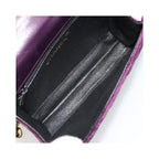 Sac À Main Chanel Wallet On Chain Velvet - Violet