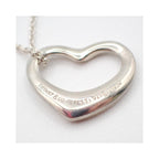 Collier Tiffany & Co. Elsa Peretti Open Heart Pendant 16Mm Silver - Argent