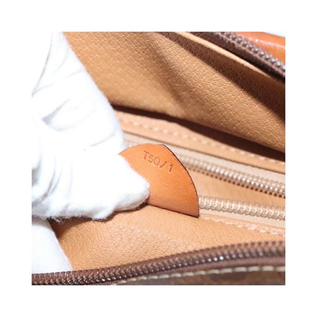 Sac À Main Celine Macadam Handbag Toile - Marron