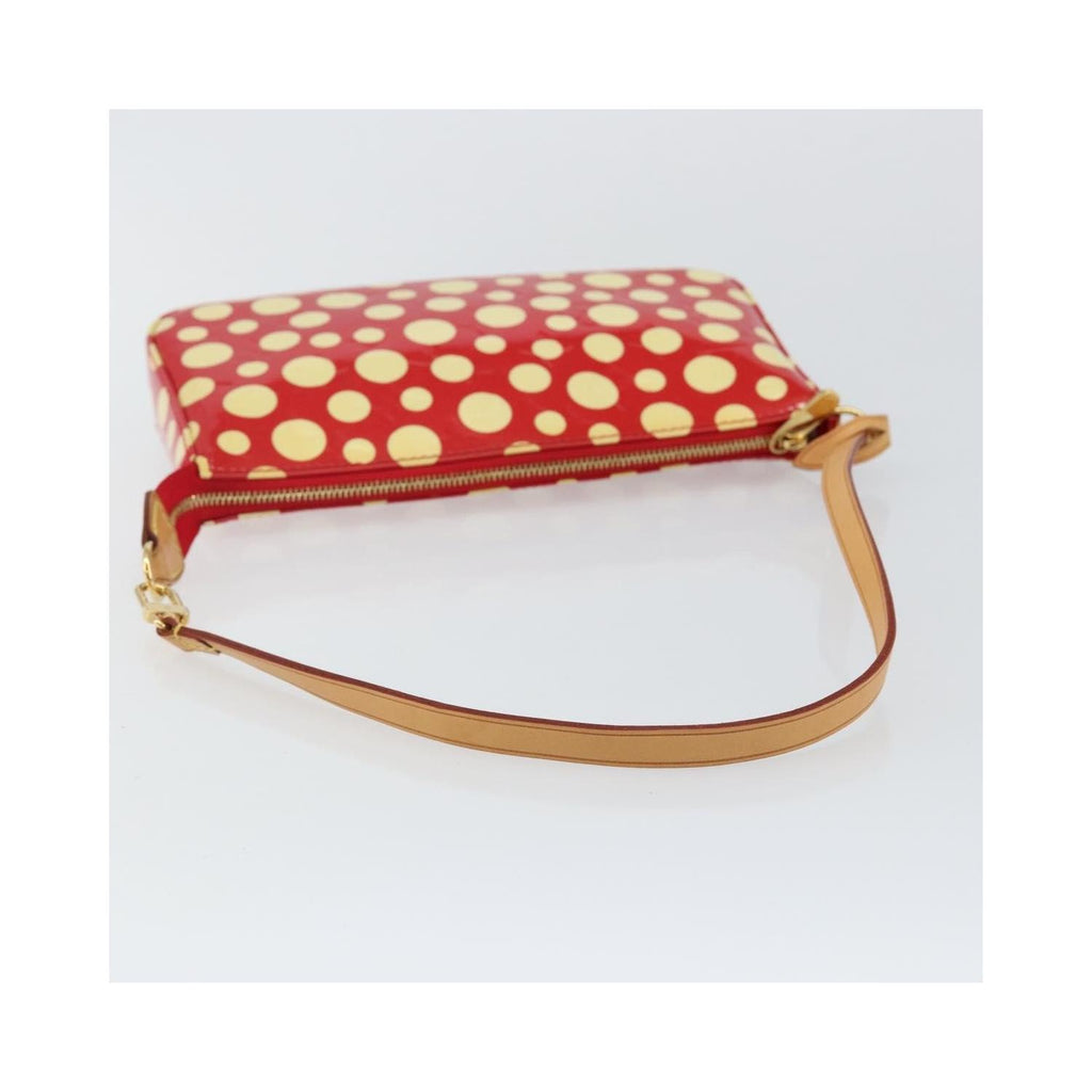 Pochette Louis Vuitton Pochette Accessoires Cuir Verni - Rouge