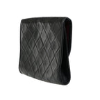 Sac Chanel Vintage Round Flap Small Cuir - Noir