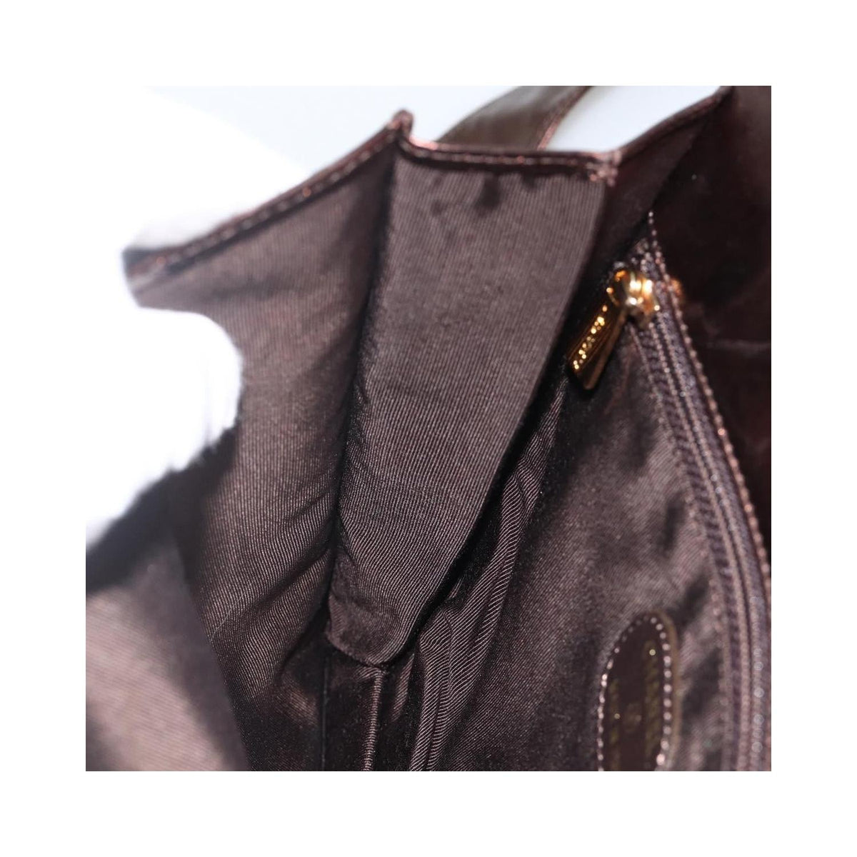 Sac Porté Épaule Chanel Vintage Logo Flap Messenger Medium Cuir - Marron