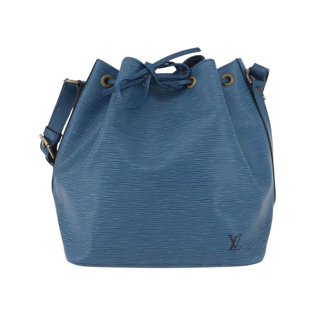 Sac Porté Épaule Louis Vuitton Petit Noe Medium Cuir - Bleu