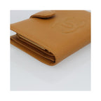 Portefeuille Chanel Timeless Cc French Compact Cuir - Marron