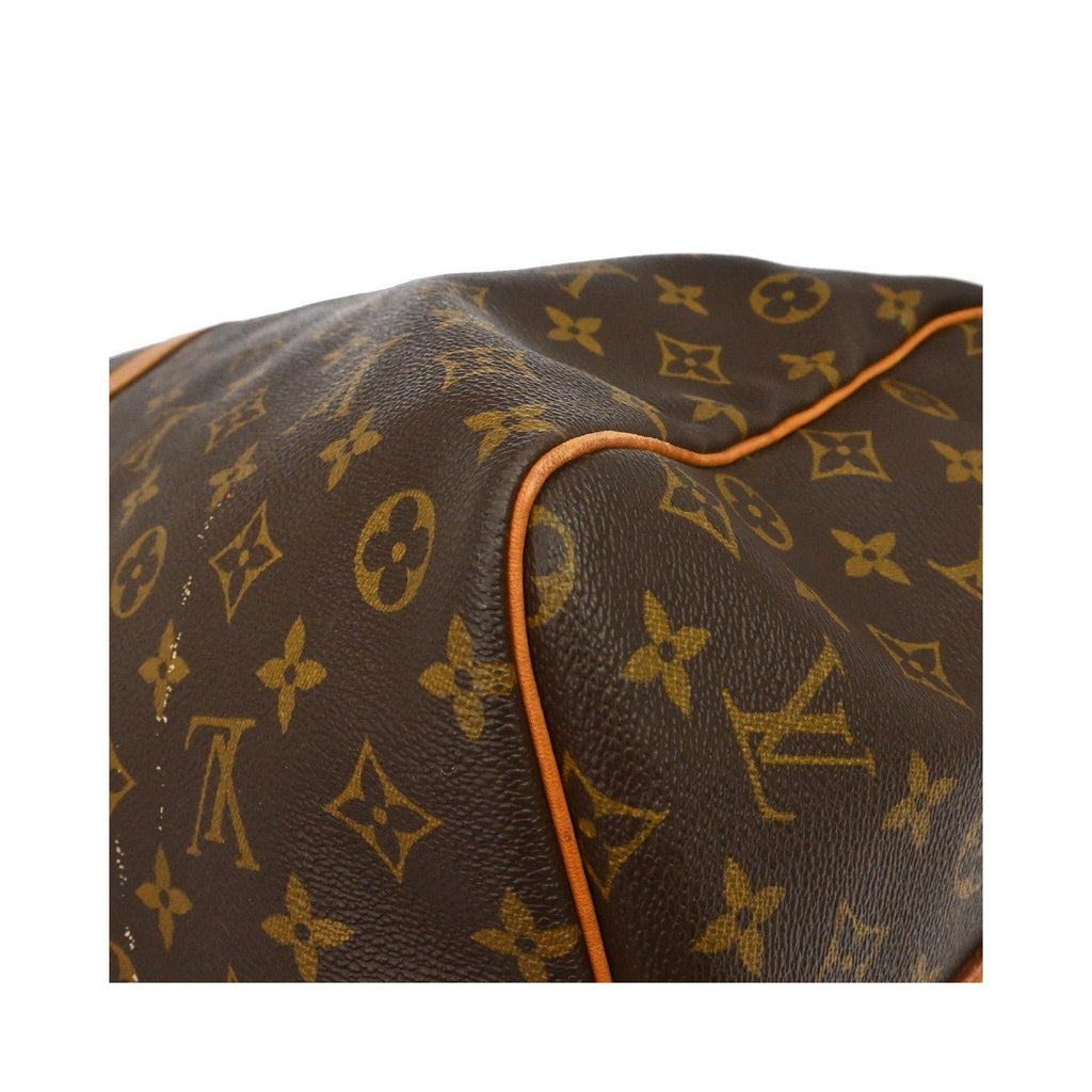 Sac De Voyage Louis Vuitton Keepall Bandoulière 60 Toile - Marron