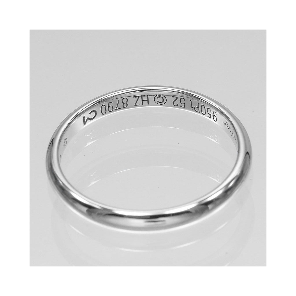 Bague Cartier 1895 Wedding Band 2.5Mm Platinum - Argent