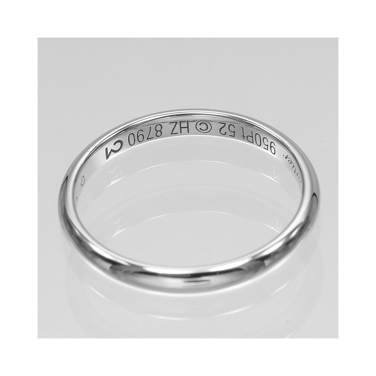 Bague Cartier 1895 Wedding Band 2.5Mm Platinum - Argent
