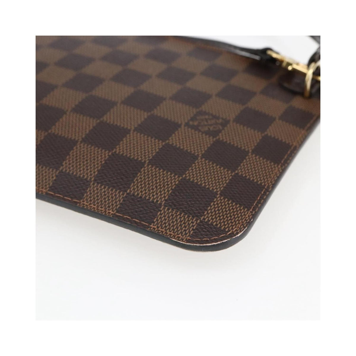 Pochette Louis Vuitton Neverfull Pochette Mm Toile - Marron