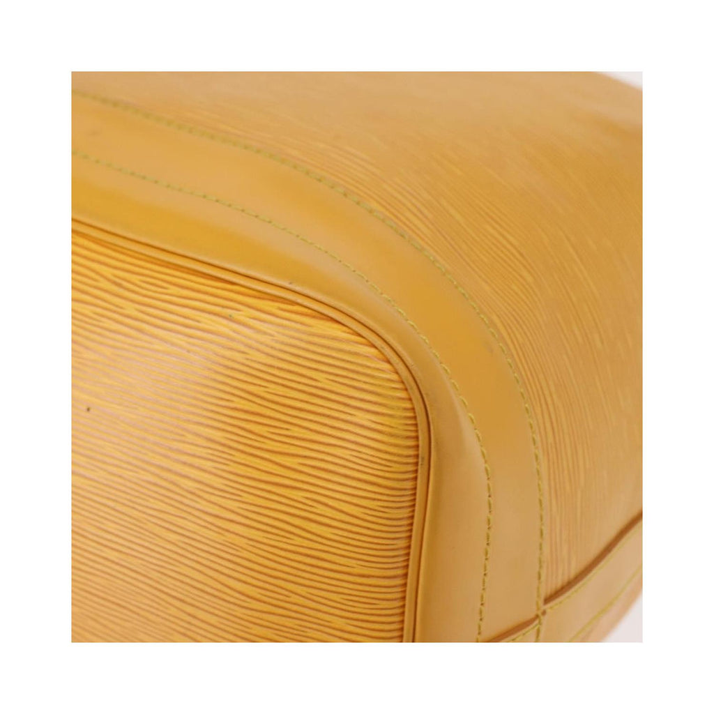 Bolso de hombro Louis Vuitton Noé grande de cuero - Amarillo