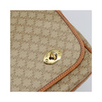 Sac Celine Macadam Shoulder Bag Toile - Beige