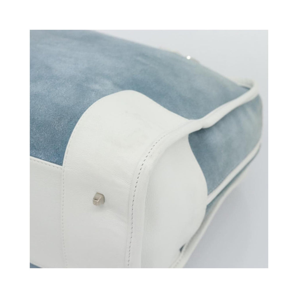 Sac À Main Loewe Amazona 28 Daim - Bleu