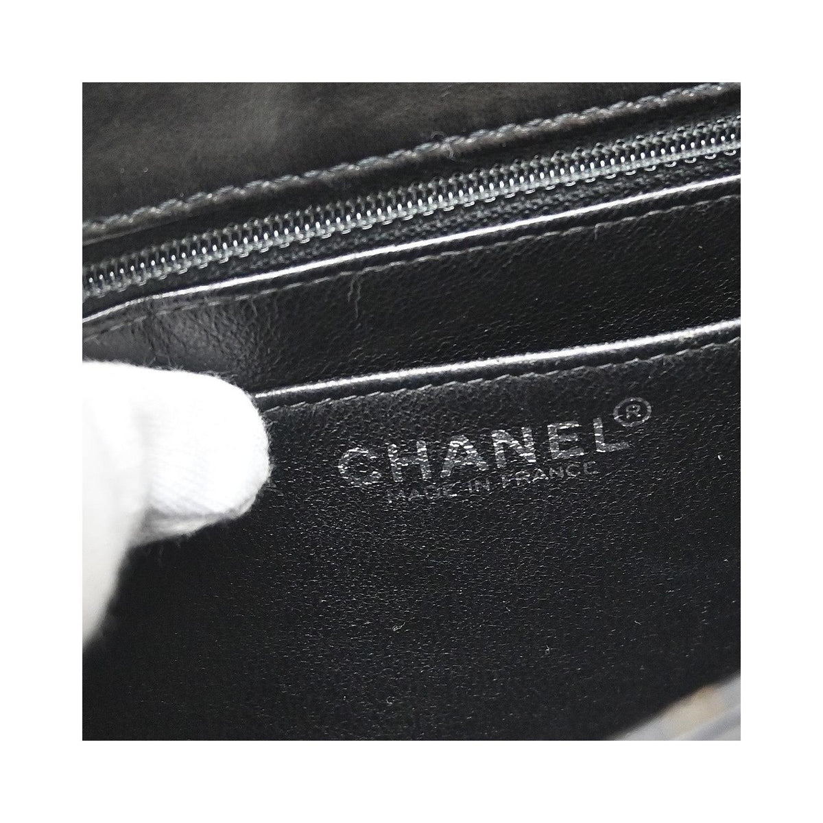 Sac Porté Épaule Chanel Reissue Flap Mini Toile - Noir