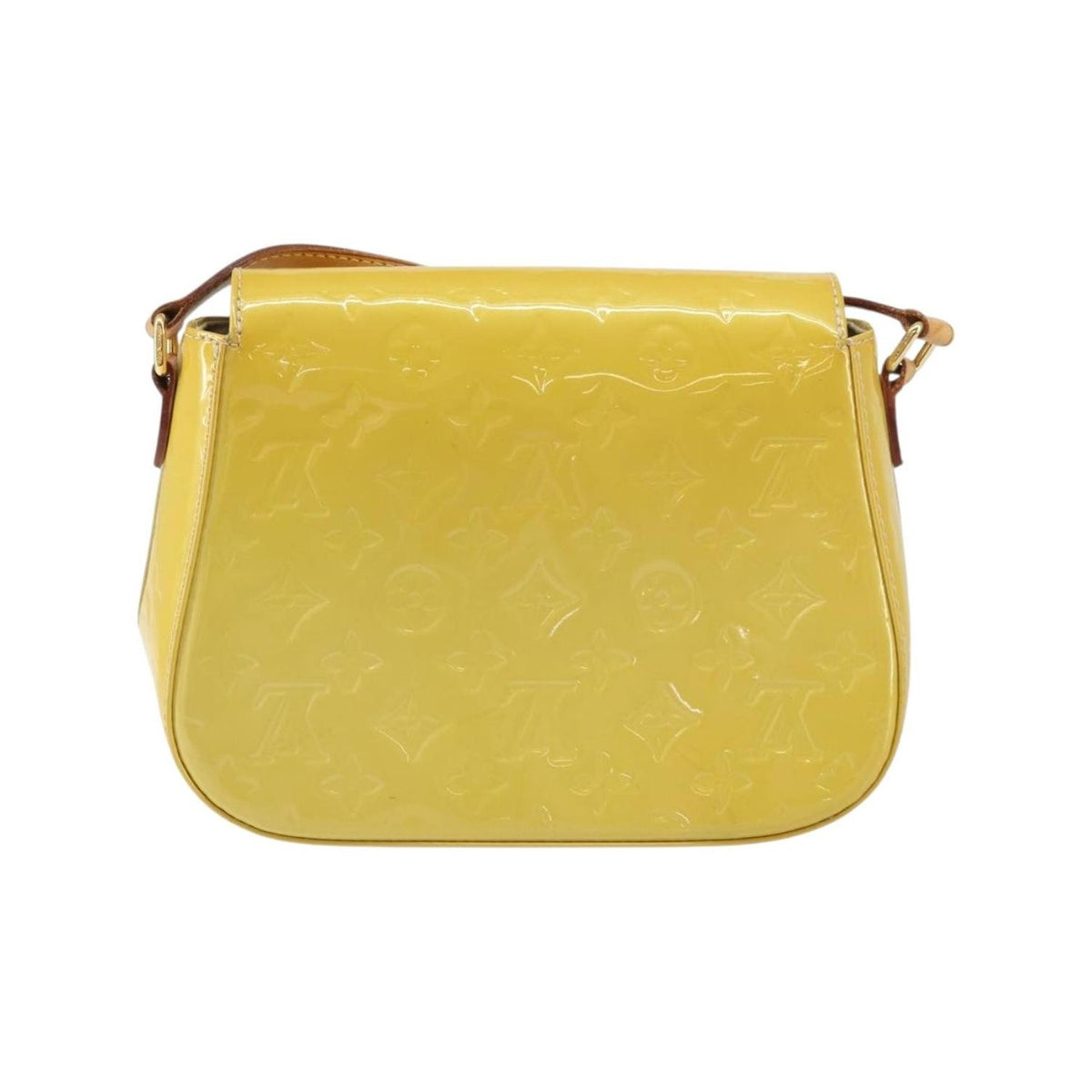Sac À Main Louis Vuitton Bellflower Gm Cuir Verni - Marron