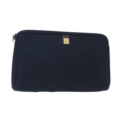 Christian Dior Vintage Trotter Pouch Diorissimo Canvas Product Image