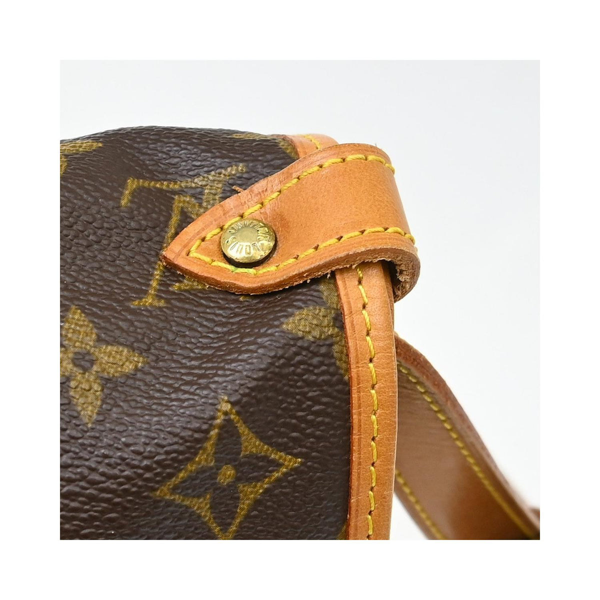 Sac À Main Louis Vuitton Saumur Bb Toile - Marron