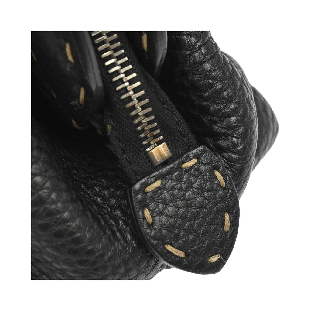 Fendi - Sac À Main Selleria Frame Doctor Mini Cuir - Noir