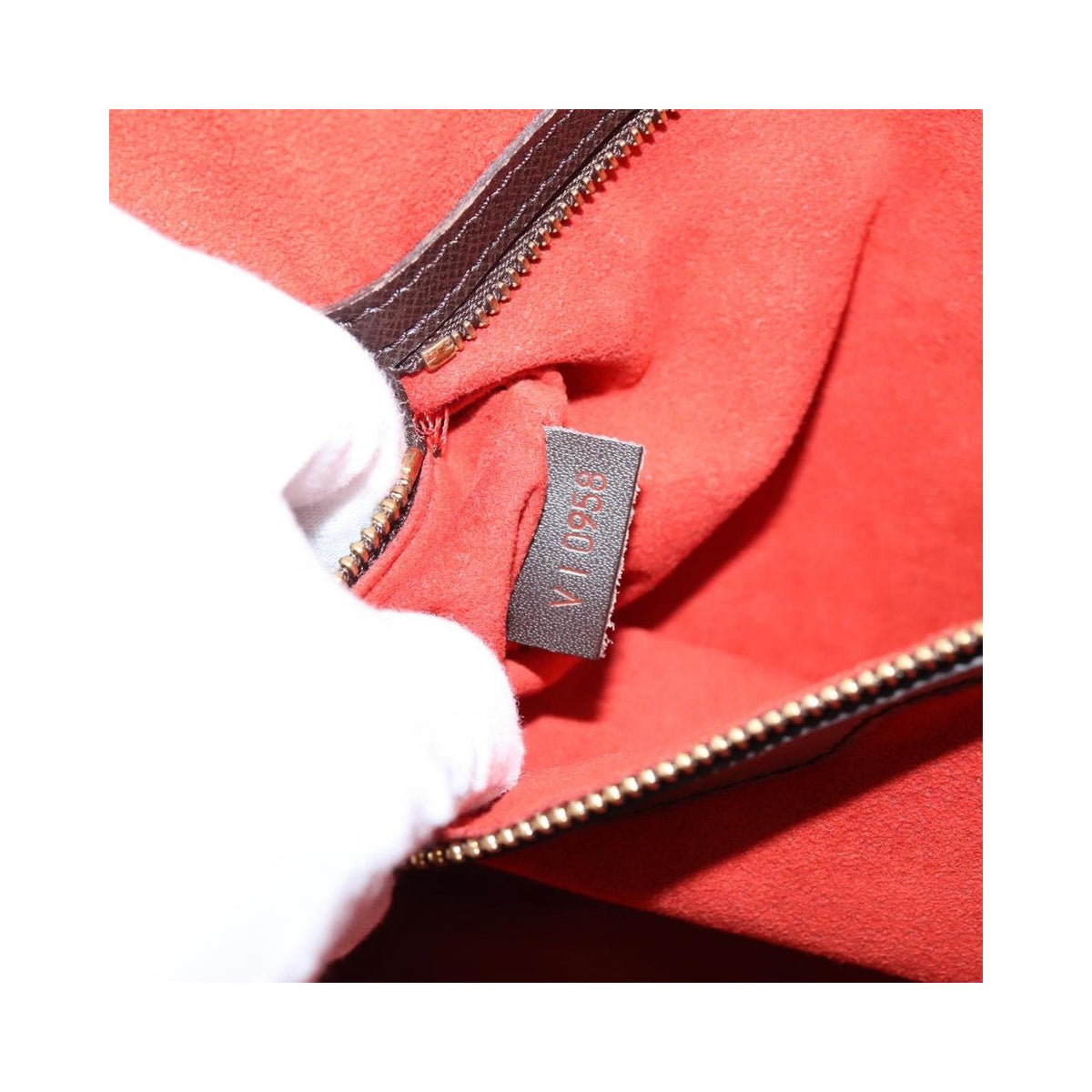 Sac À Main Louis Vuitton Brera Toile - Marron