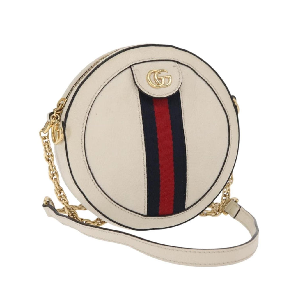 Sac Porté Épaule Gucci Gg Marmont Medium Cuir - Blanc