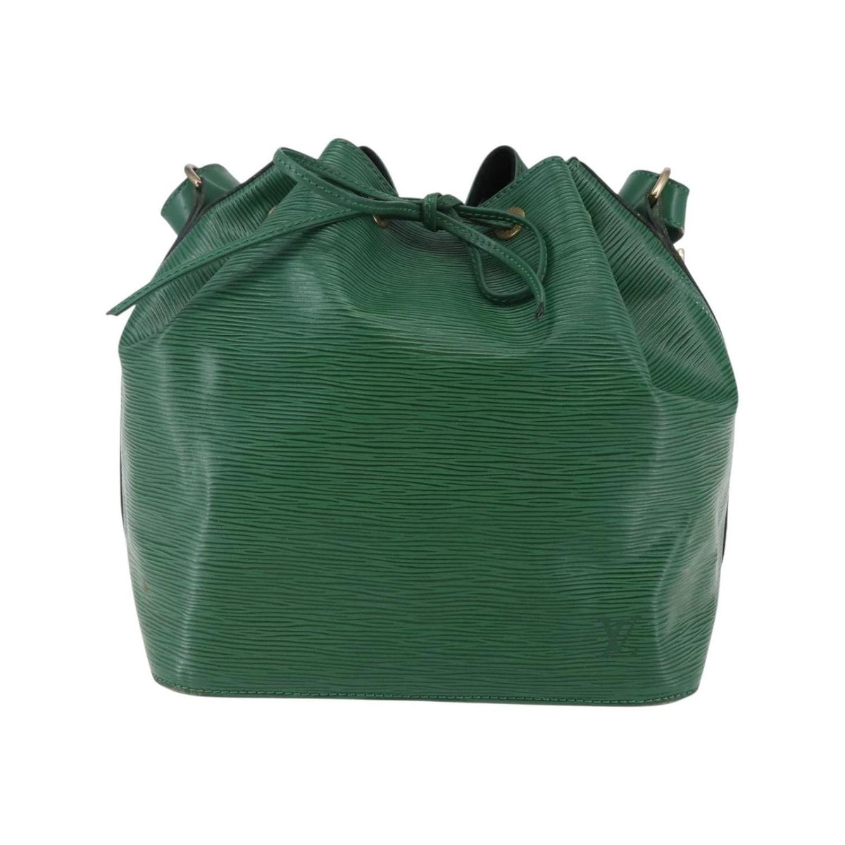 Sac Porté Épaule Louis Vuitton Petit Noe Handbag Medium Cuir - Vert