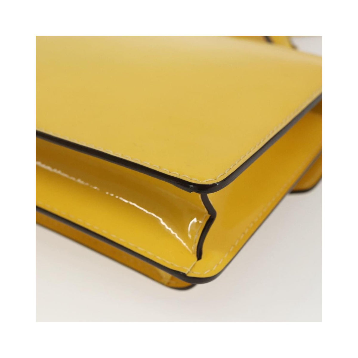 Sac À Main Louis Vuitton Monceau Handbag Bb Cuir Verni - Jaune