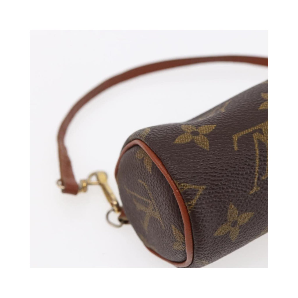 Pochette Louis Vuitton Papillon mini de lona marrón