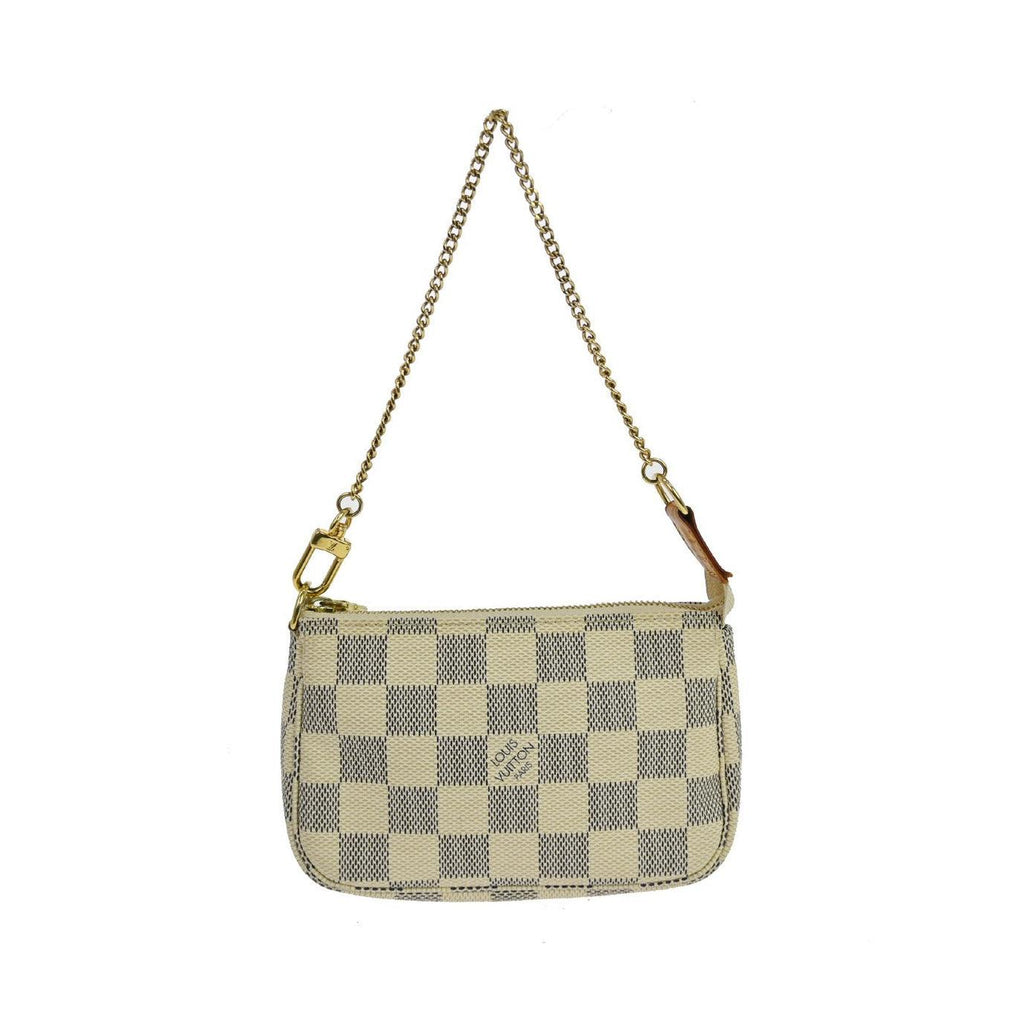Louis Vuitton Mini bolsa de accesorios Damier Canvas Mini