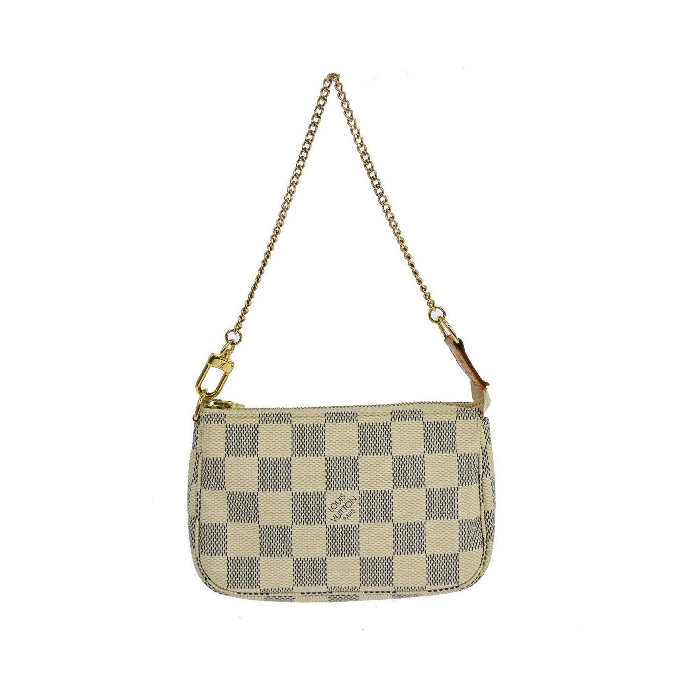 Louis Vuitton Mini bolsa de accesorios Damier Canvas Mini