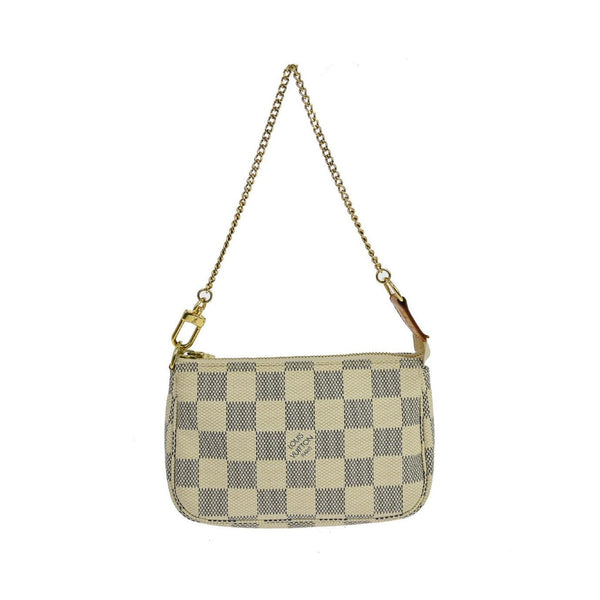 Louis Vuitton Mini bolsa de accesorios Damier Canvas Mini