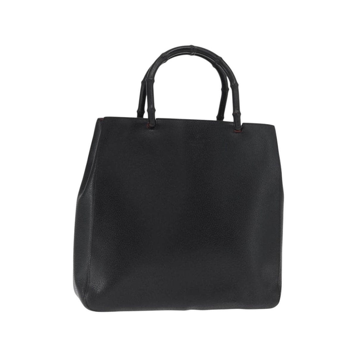 Bolso tote Gucci vintage con asas de bambú de piel - Negro