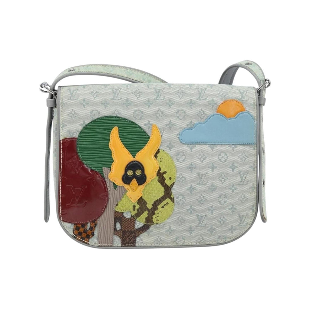 Louis Vuitton - Skuldertaske Conte De Fees Musette i lærred - Grå
