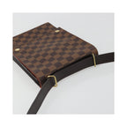 Sac Porté Épaule Louis Vuitton Portobello Messenger Toile - Marron