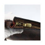 Pochette Louis Vuitton Trousse Make Up Small Toile - Marron