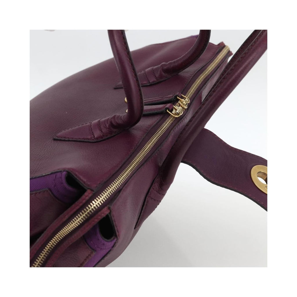 Cabas Saint Laurent Bicolor Muse Two Cabas Cuir - Violet