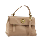 Sac À Main Saint Laurent Muse Two Medium Cuir - Beige