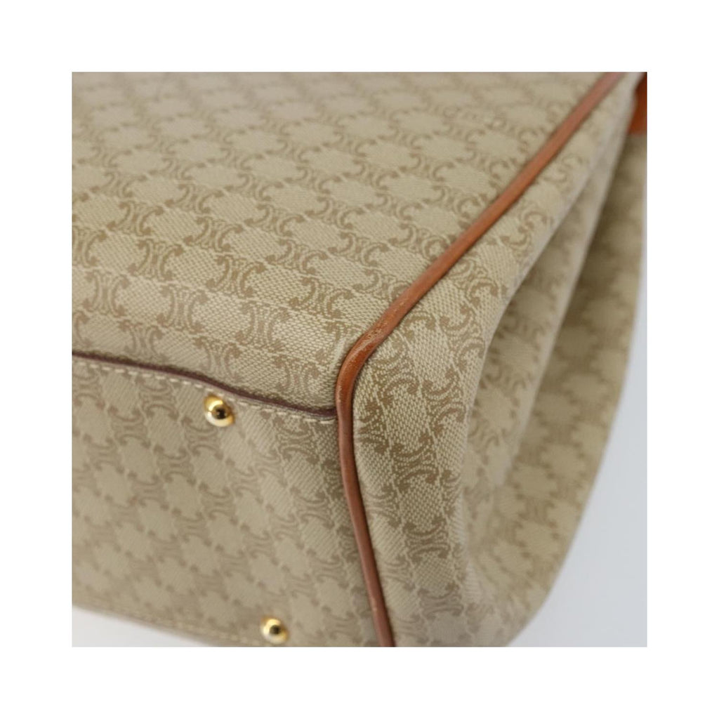 Cabas Celine Vintage Macadam Shopper Medium Toile - Beige