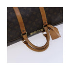 Louis Vuitton Keepall 55 canvas travel bag – brown