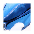 Pochette Christian Dior Saddle Wristlet Clutch Cuir - Bleu