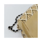 Sac À Main Chanel Just Mademoiselle Medium Cuir Verni - Beige