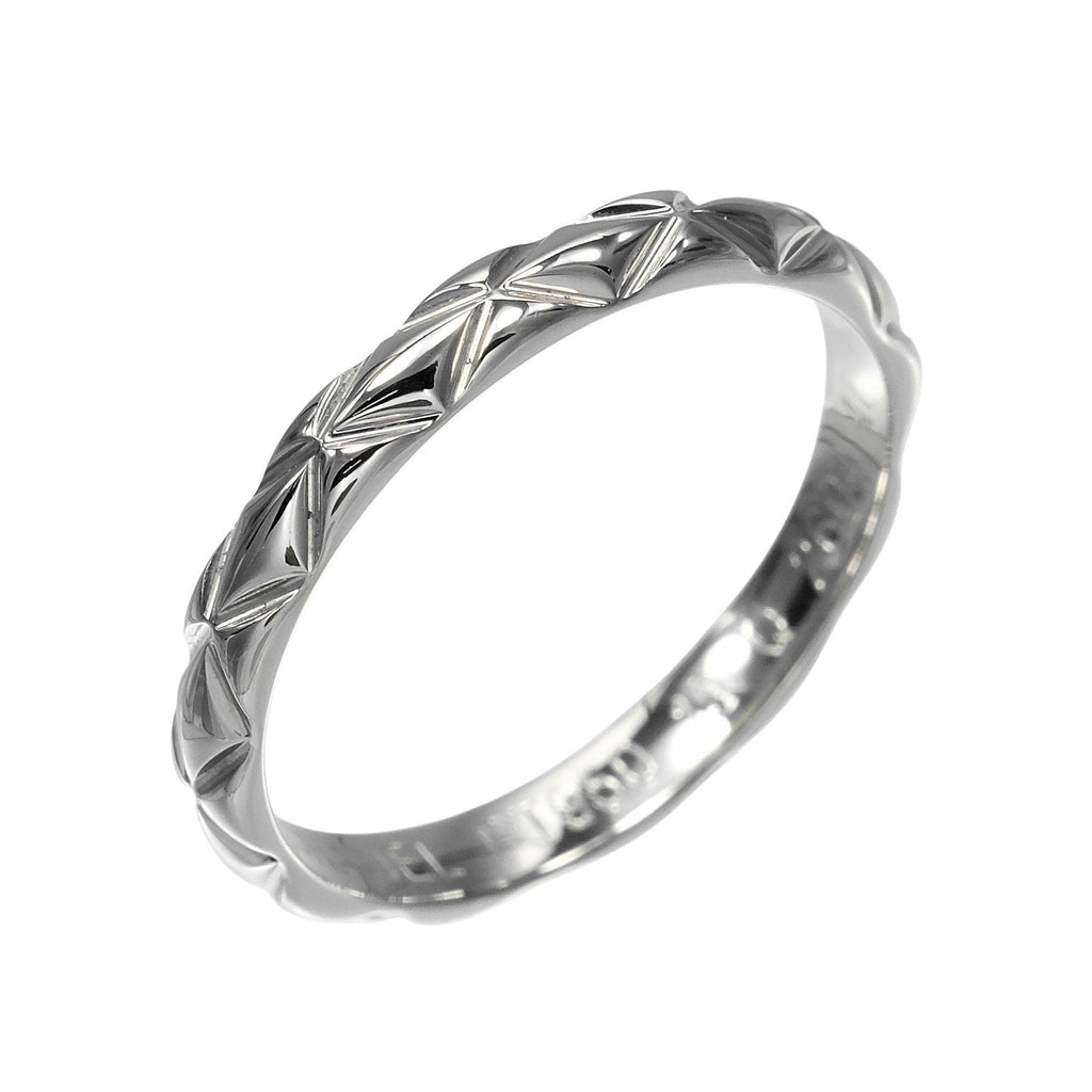 Bague Chanel Matelasse Platinum - Argent