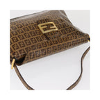 Fendi Mamma Baguette PVC shoulder bag - Brown