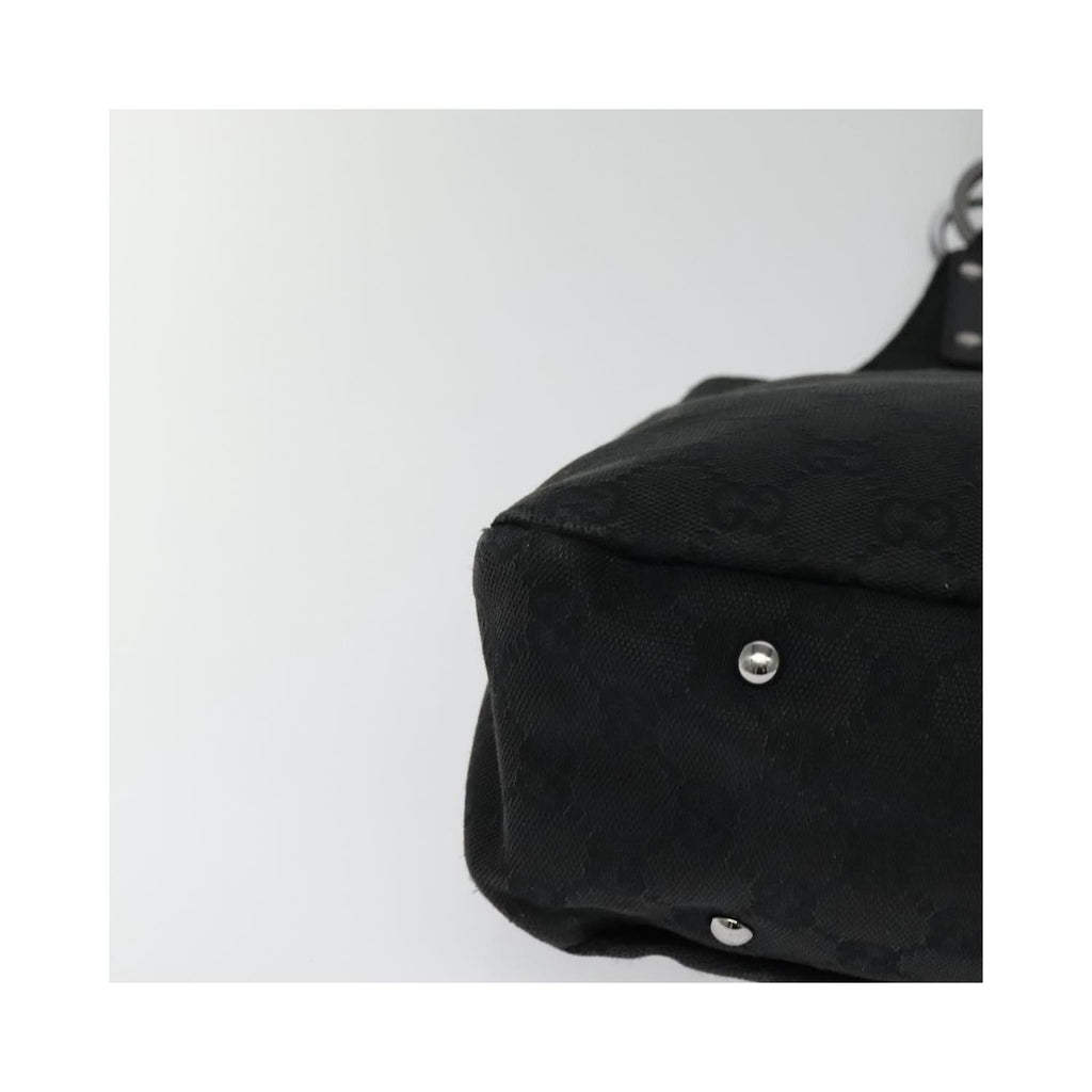 Sac Porté Épaule Gucci Gg Canvas Toile - Noir