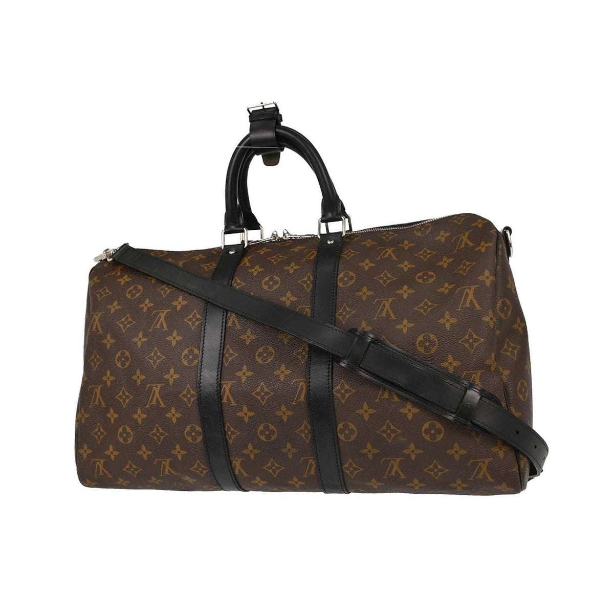Sac De Voyage Louis Vuitton Keepall Bandoulière 45 Toile - Marron
