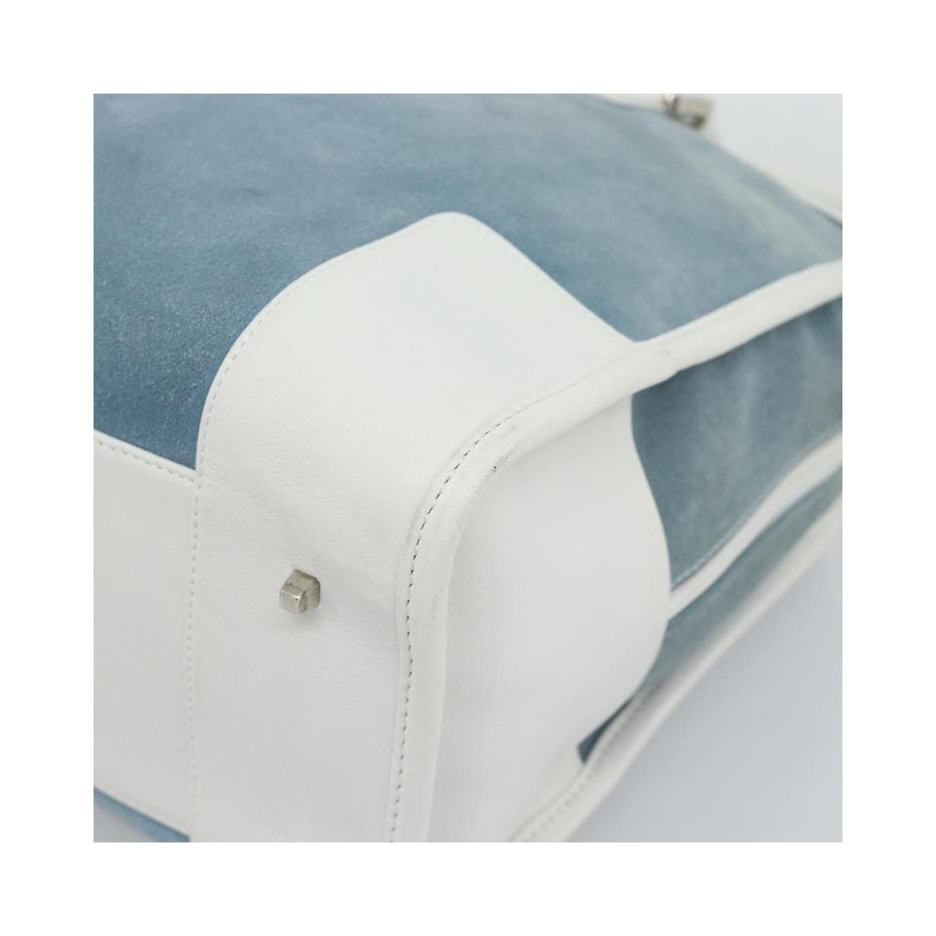 Sac À Main Loewe Amazona 28 Daim - Bleu